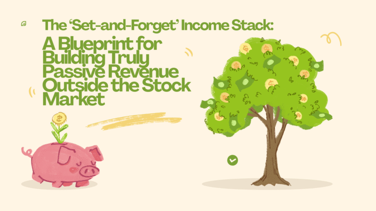The ‘Set-and-Forget’ Income Stack: A Blueprint for Building Truly Passive Revenue Outside the Stock Market