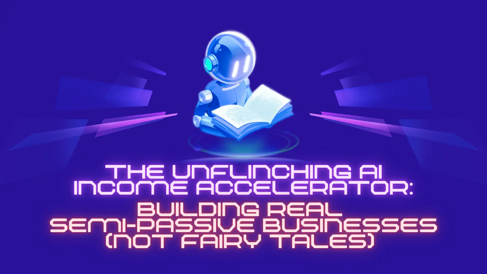 The Unflinching AI Income Accelerator: Building Real Semi-Passive Businesses (Not Fairy Tales)